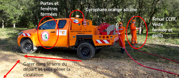 Intervention sur feu